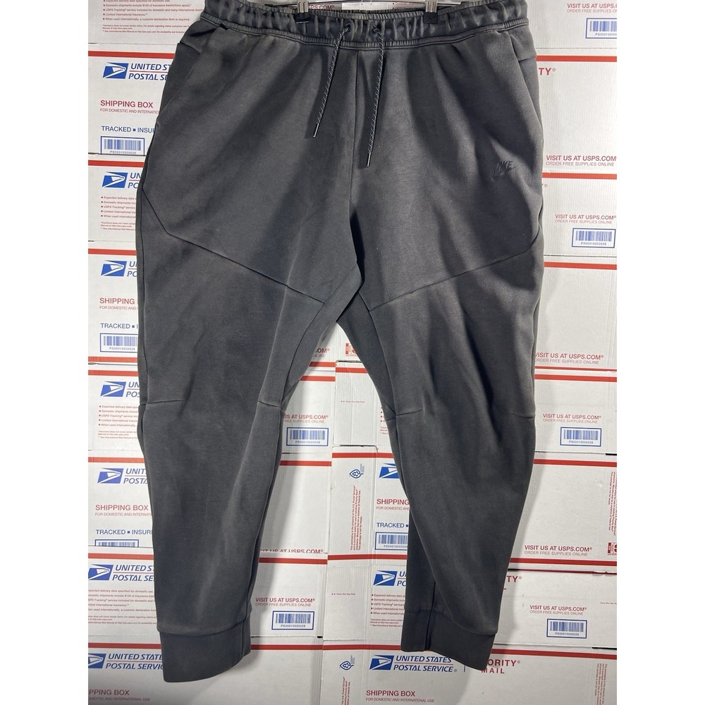 Nike Tech Fleece Pants‎ Jogger Sweatpants Washed Black Size XXL